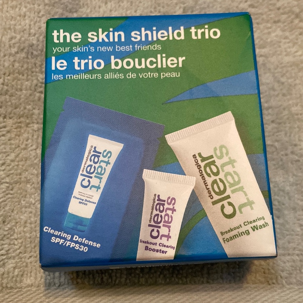 NWB dermologica Clear Start Skin Shield Trio